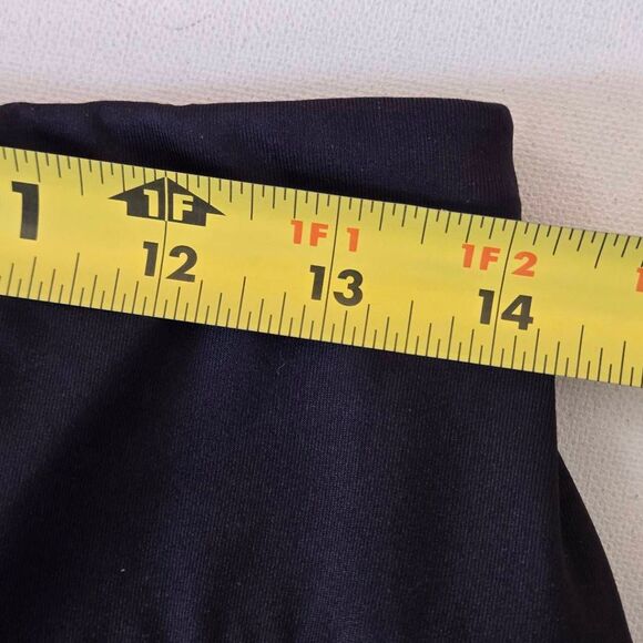 Lucky In Love Womens Black White Fringed Tennis Skort Size Small - Picture 6 of 9